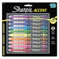 Sharpe Mfg Co Sharpie 24415PP Accent Liquid Pen Style Highlighter  Chisel Tip  Assorted  10-Set 24415PP